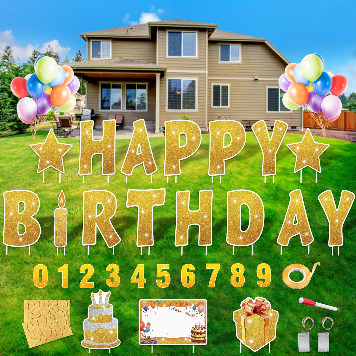 Rtshuok balloon strip decor coordinates balloons for cohesive party displays
