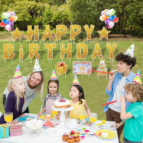 Rtshuok number stickers help display the guests' ages creatively
