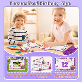 Rtshuok writable display board for personalized messages.