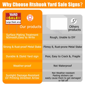 Rtshuok bright fluorescent colors catch attention from the curb.