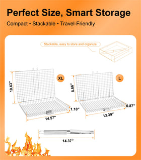 RTT universal clean BBQ accessory works with gas or charcoal grills
