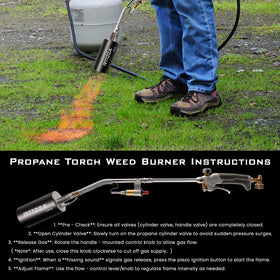 RTTOOA versatile heat tool for weed clearing, ice melting, and more