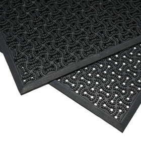 Rubber-Cal Dura-Scraper Drainage mat 2x3ft showcases a versatile entrance solution.