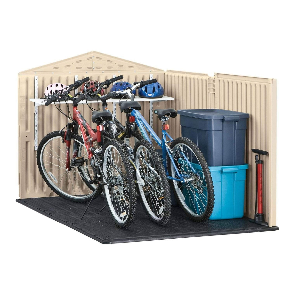 Rubbermaid Slide-Lid Shed roof rollers enable smooth lid movement