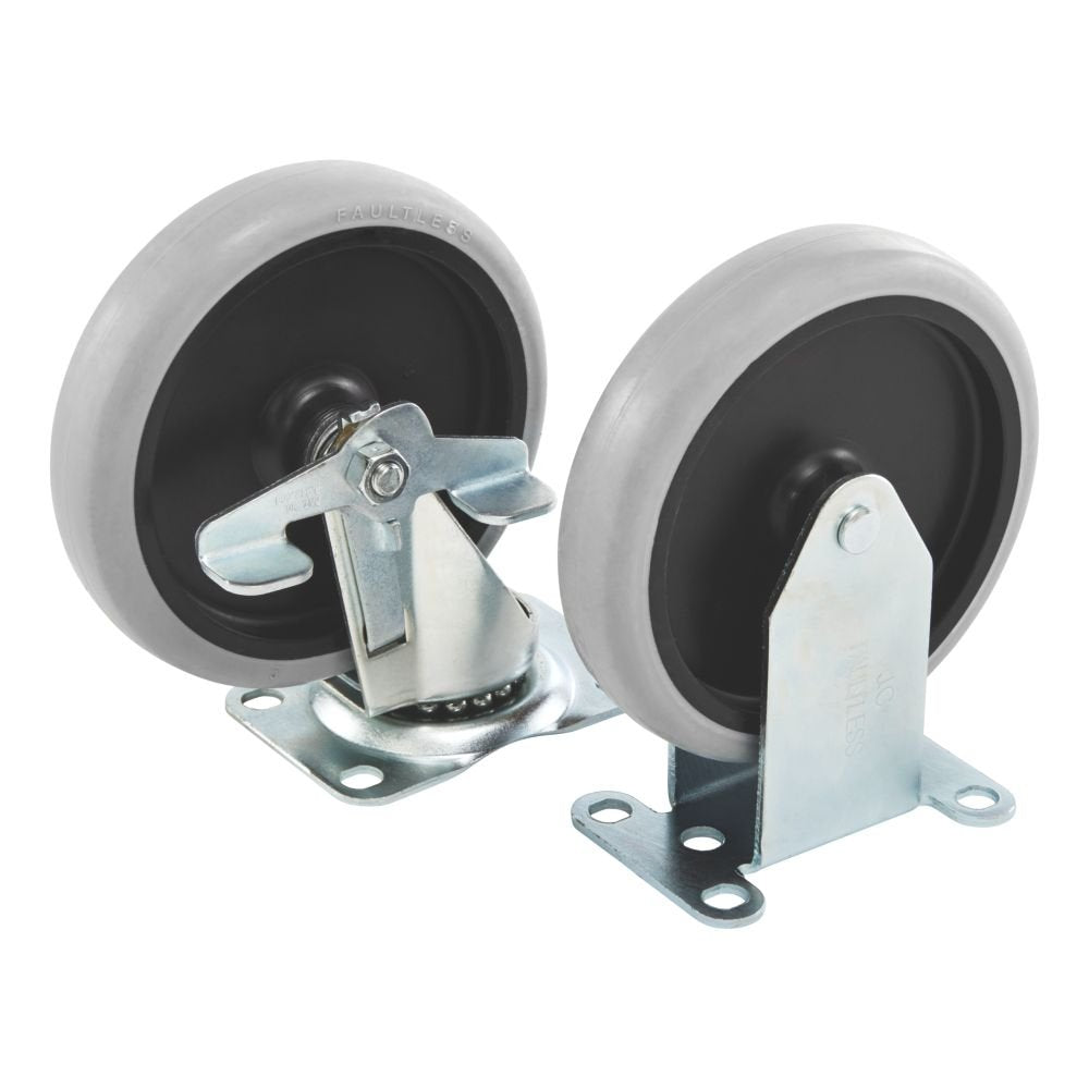 TPR material absorbs shocks and protects floors during transport.