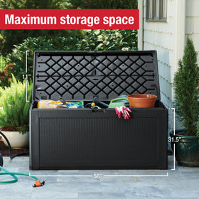 Double-wall construction adds strength for tools and gear.