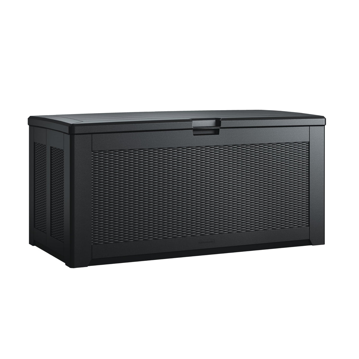 Rubbermaid X-Large Deck Box with storage space for cushions.