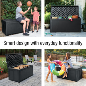Universal design blends with outdoor decor for any yard.