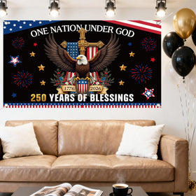 RUBOAOA versatile indoor/outdoor banner offers flexible display options.