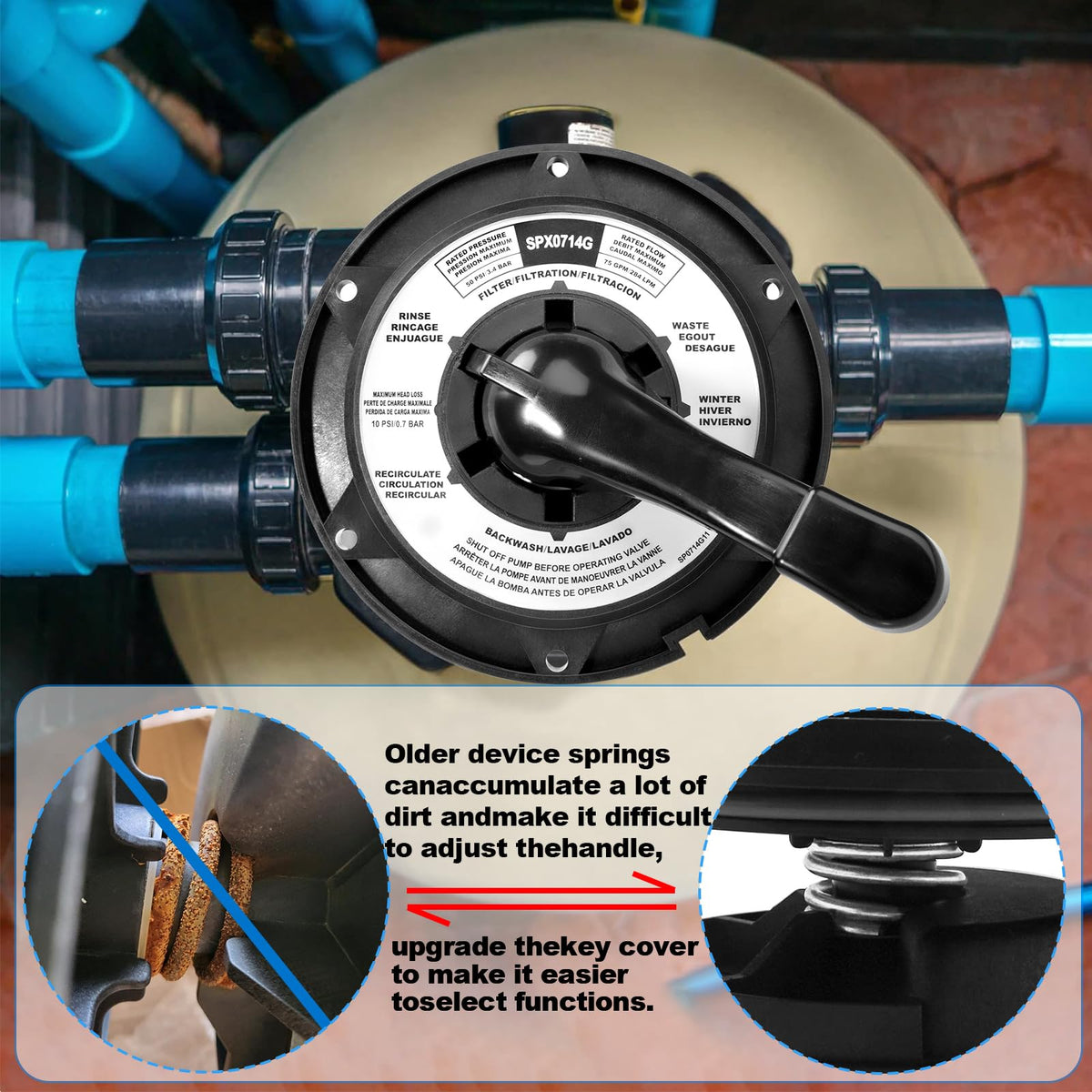Rugam SPX0714BA easy DIY installation step visual