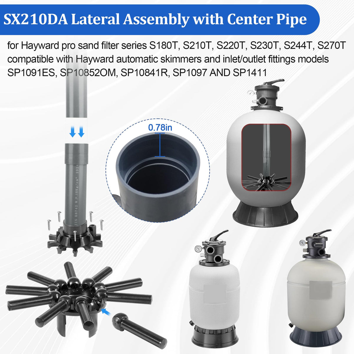 Rugam SX210DA lateral assembly exterior view shows easy access for maintenance