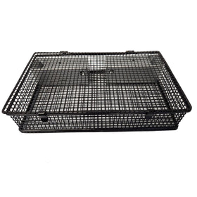 Rugged Ranch Mousinator front view shows durable wire construction for backyard pest control