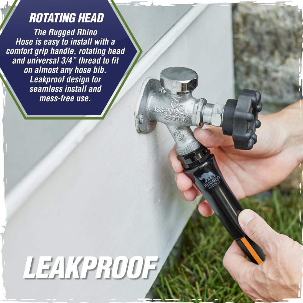 RUGGED RHINO 500 PSI burst strength powers strong cleaning performance