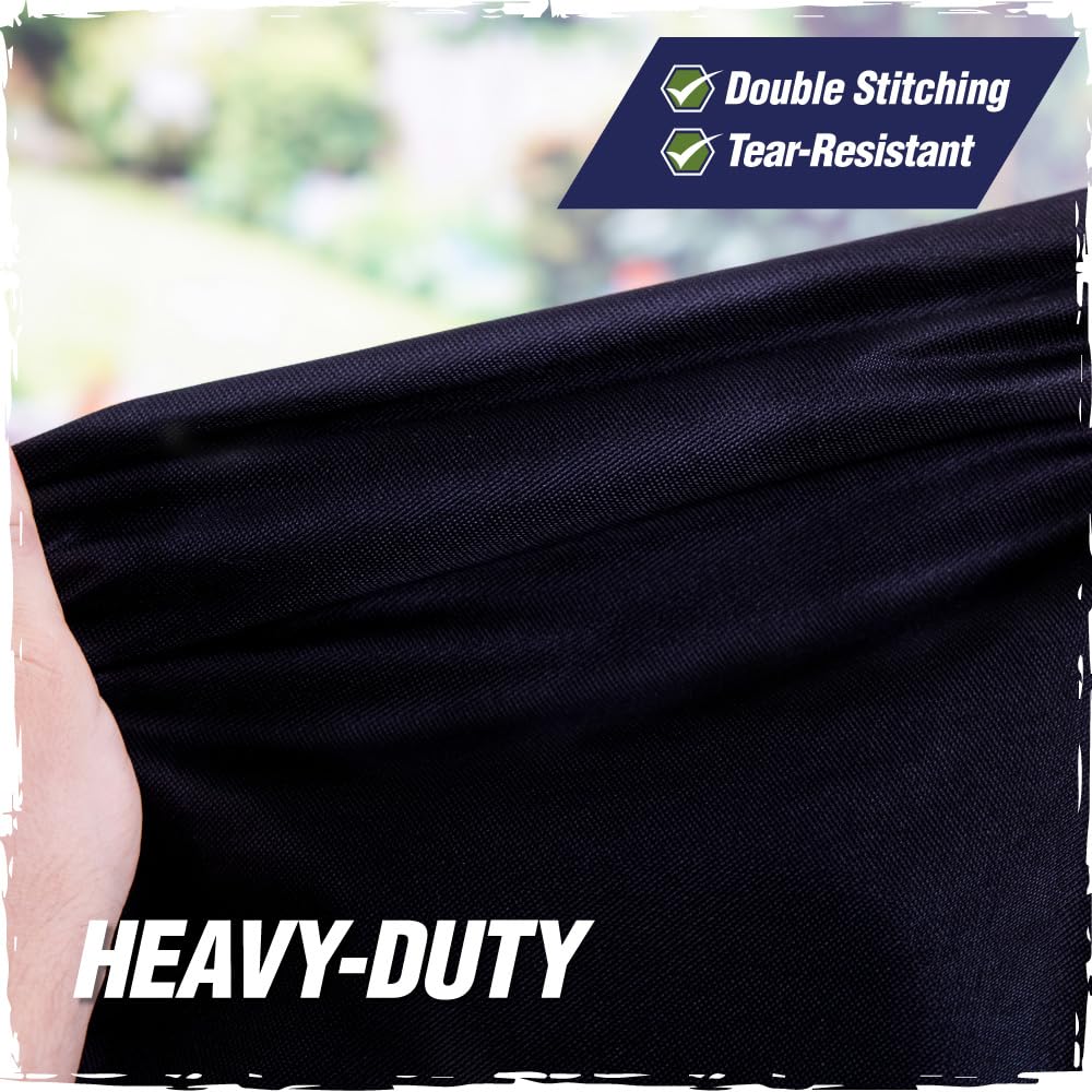 Rugged Rhino 600D polyester shell with PVC lamination for durability