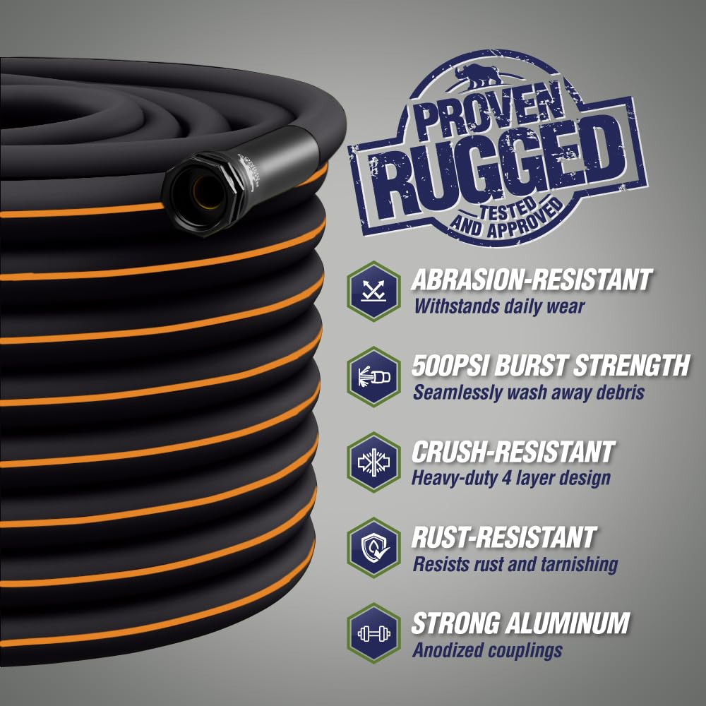 RUGGED RHINO four-layer design cross-section shows durable, long-lasting construction
