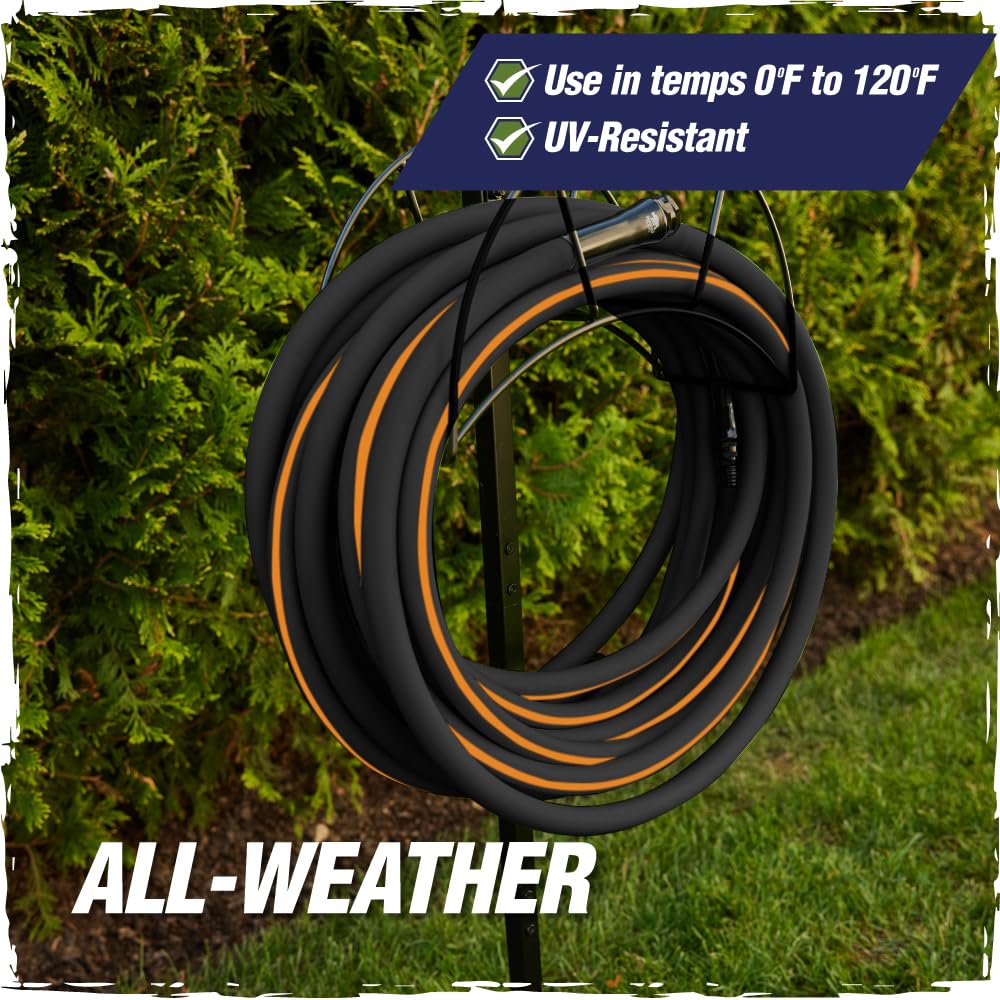 RUGGED RHINO lightweight PVC handle offers a comfortable grip during setup