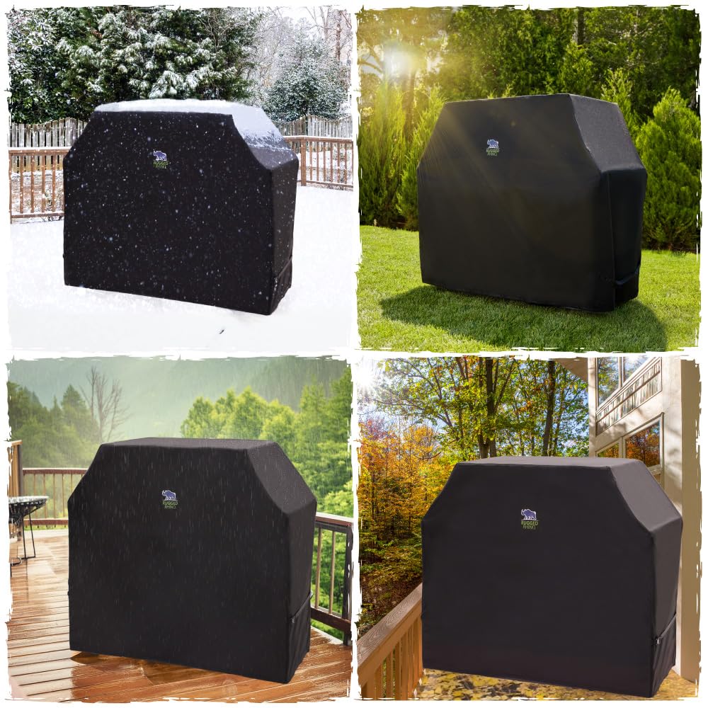 Rugged Rhino tear-resistant Oxford fabric section enhances durability
