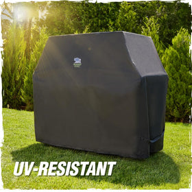 Rugged Rhino six-size options ensure a snug grill fit
