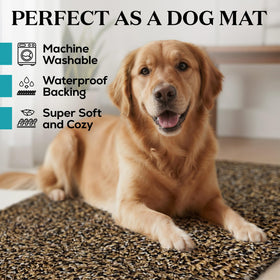 RugMast Microfiber Texture Closeup highlights soft, durable fibers that resist wear under daily traffic.