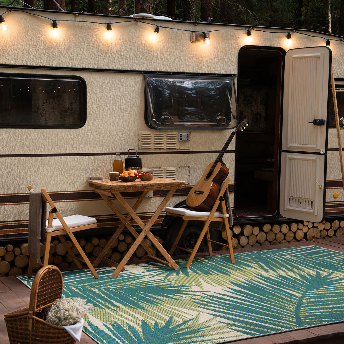 Rugshop beach camping rug; versatile all-terrain use.