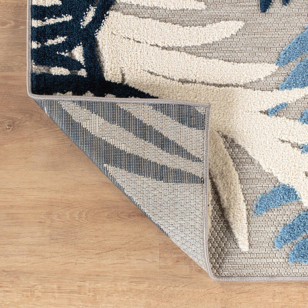 Rugshop navy floral rug suits dorms and offices for versatile spaces.