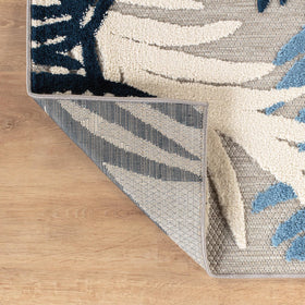 Rugshop navy floral rug suits dorms and offices for versatile spaces.
