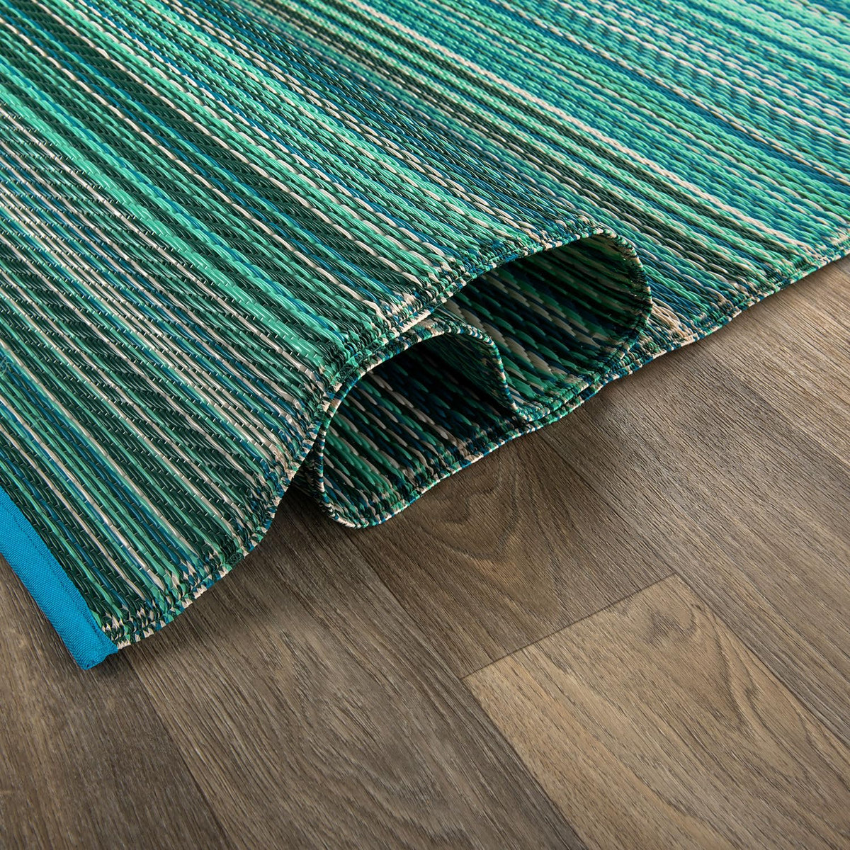 Rugshop stain and weather resistant polypropylene rug suitable for patios and RVs.