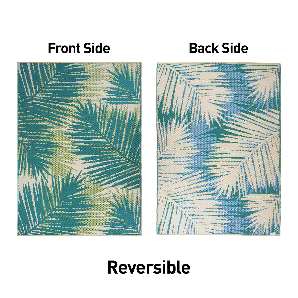 Rugshop waterproof polypropylene outdoor rug backyard; withstands weather and spills.