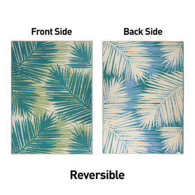 Rugshop waterproof polypropylene outdoor rug backyard; withstands weather and spills.