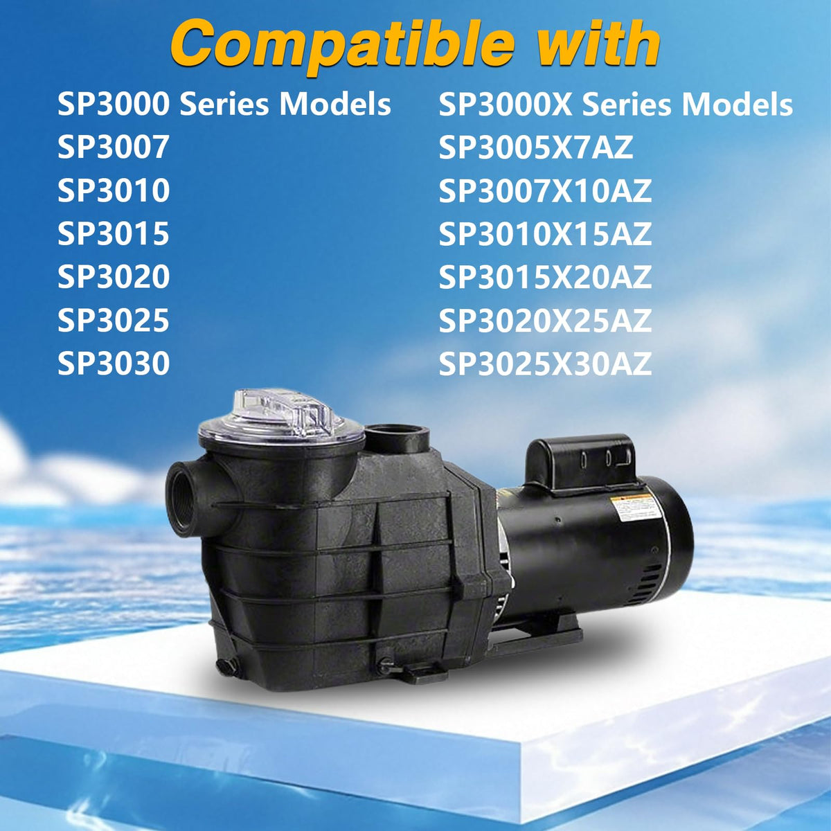 RUHUALIFE sealed threaded lid for SPX3100D enables maintenance access
