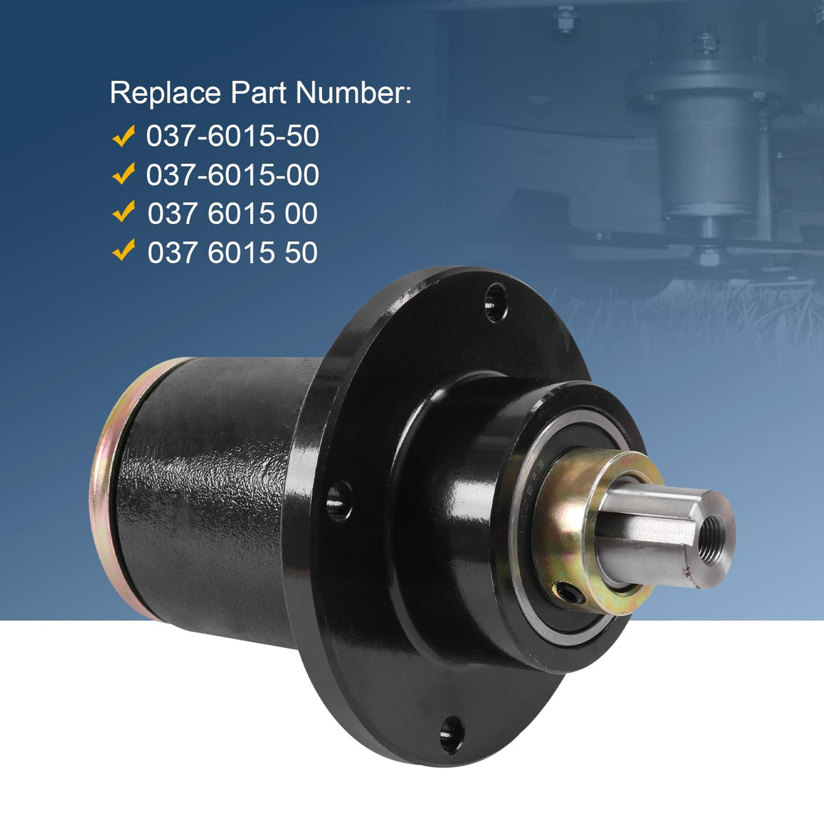 RUIANOMG 037-6015-50 replacement spindle kit, three-pack