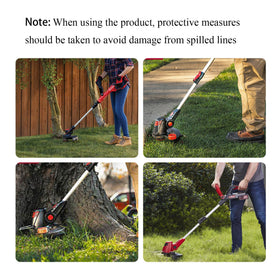 RUIITEN edger replacement kit in action for lawn edges.