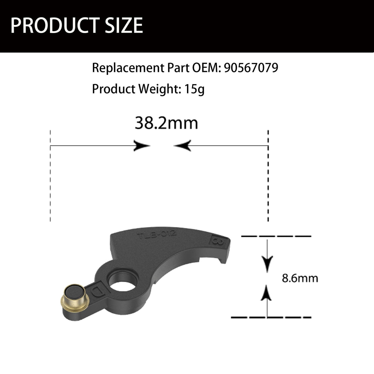 RUIITEN compatibility label for GH610/GH900 trimmers