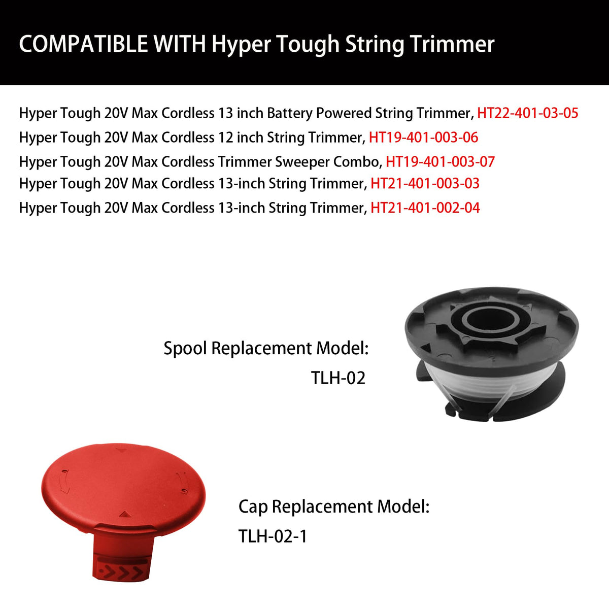 RUIITEN replacement spool for HT19-401-003-07 with easy tool-less install.