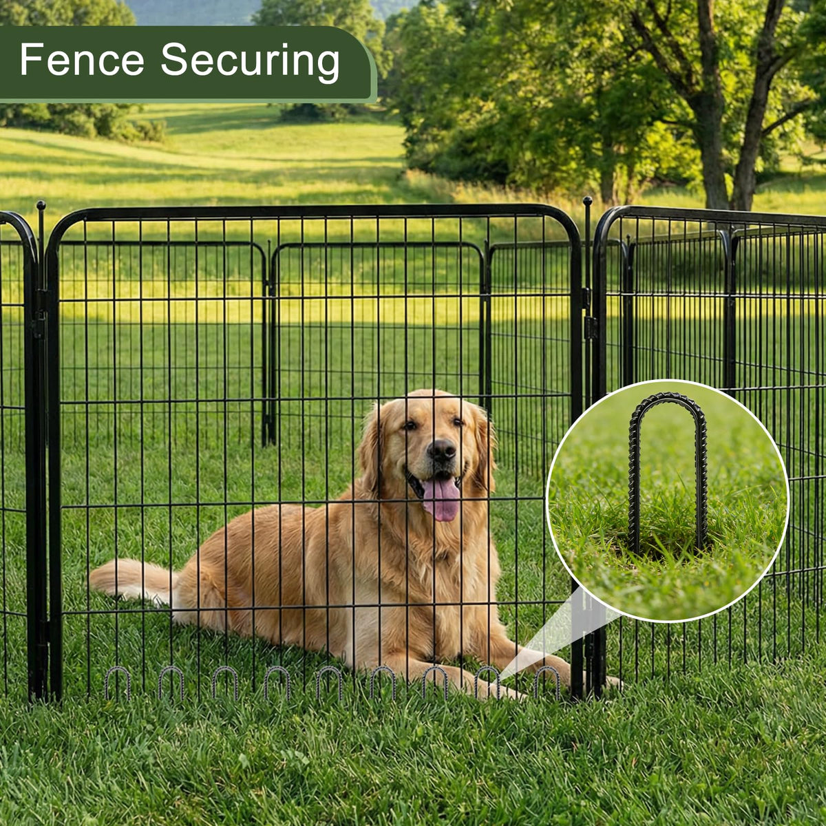 RUIJOROO 10-pack provides ample coverage for fences and rolled mesh support