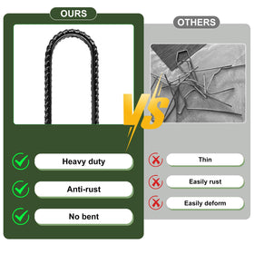 RUIJOROO easy-to-insert stakes speed up setup for temporary shelters