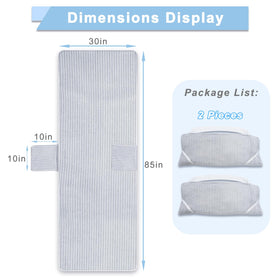 Ruikyhom chair towel cover expansion straps provide stable wind-resistant fit.