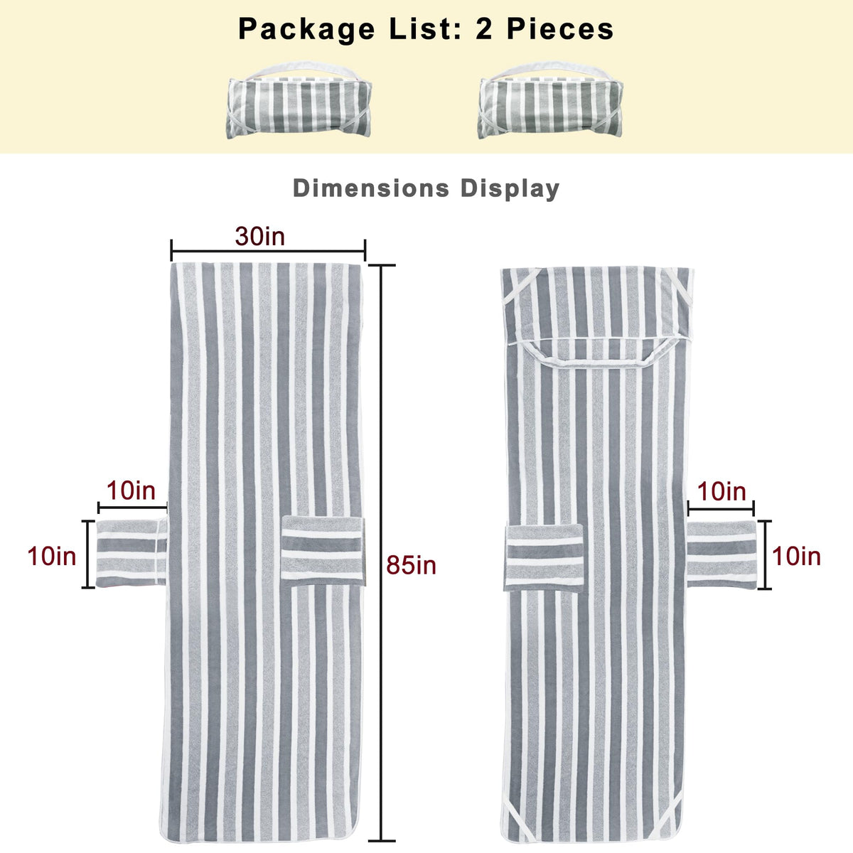 Ruikyhom towel cover is machine washable for easy maintenance.