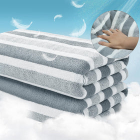 Ruikyhom lounge chair cover features stable corner straps for windy days.