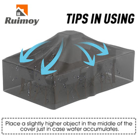 Ruimoy vent design promotes air flow to reduce condensation and mold risk.