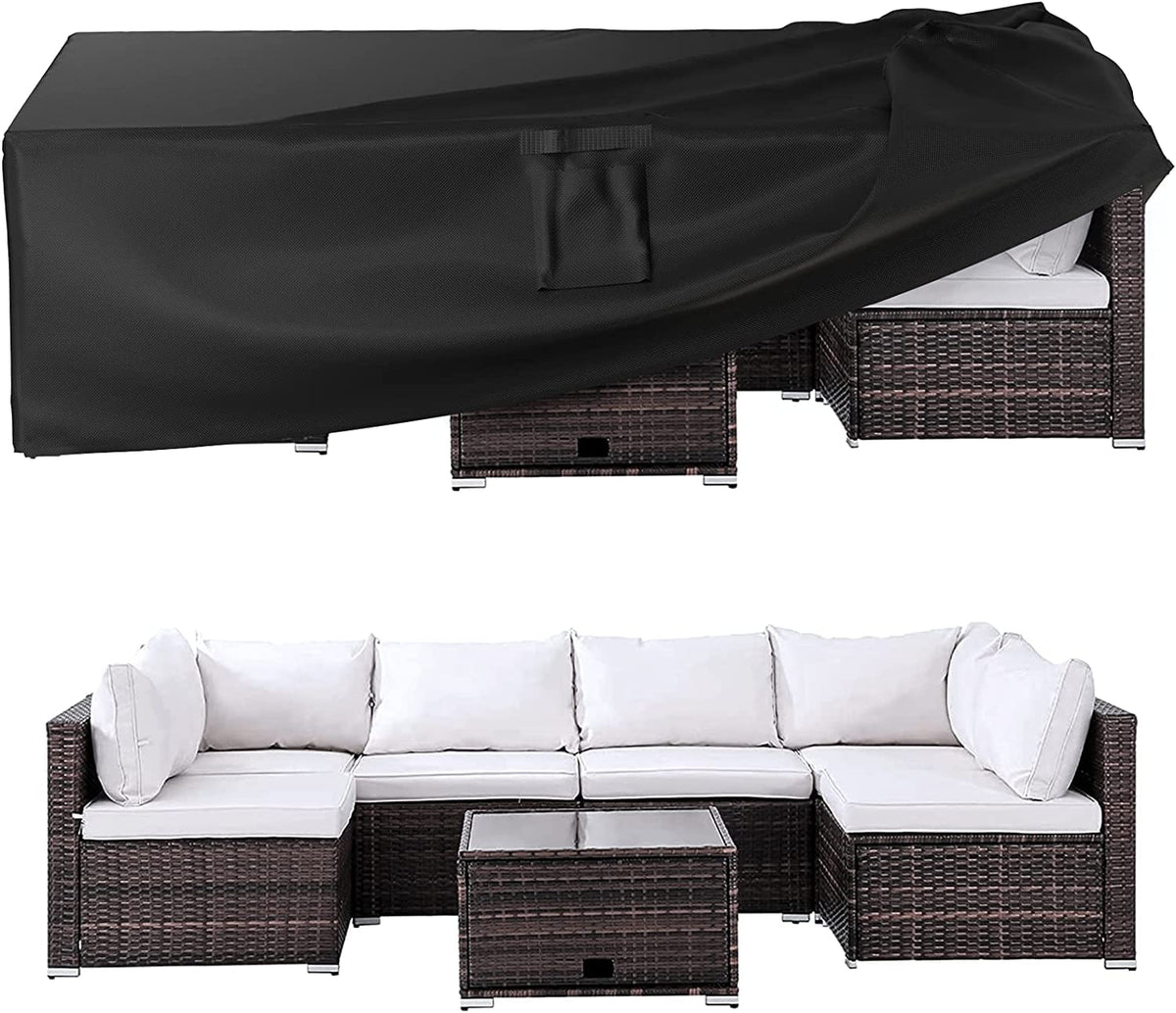Ruimoy patio cover waterproof 102-inch protects furniture from rain and dust