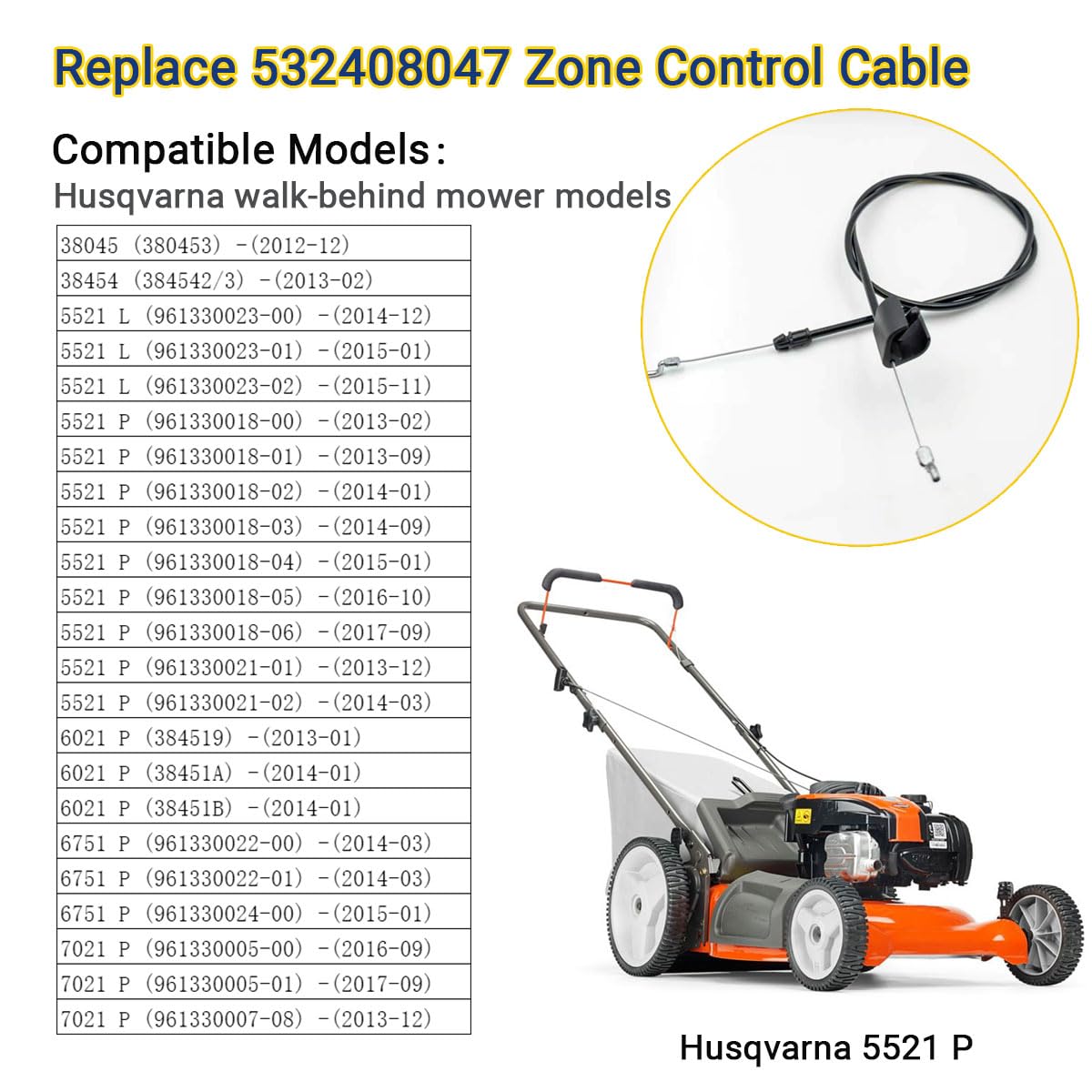 RuiQalith cable length of 51.8 inches supports full-length deployment.