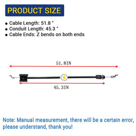 RuiQalith single-pack contains one sturdy control cable for repair.