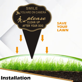 Ruiseone front-yard lawn sign suitable for gardens and porches.