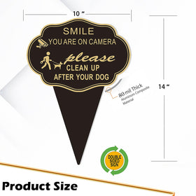 Ruiseone yard sign, ground insertion for quick outdoor placement and clear visibility.