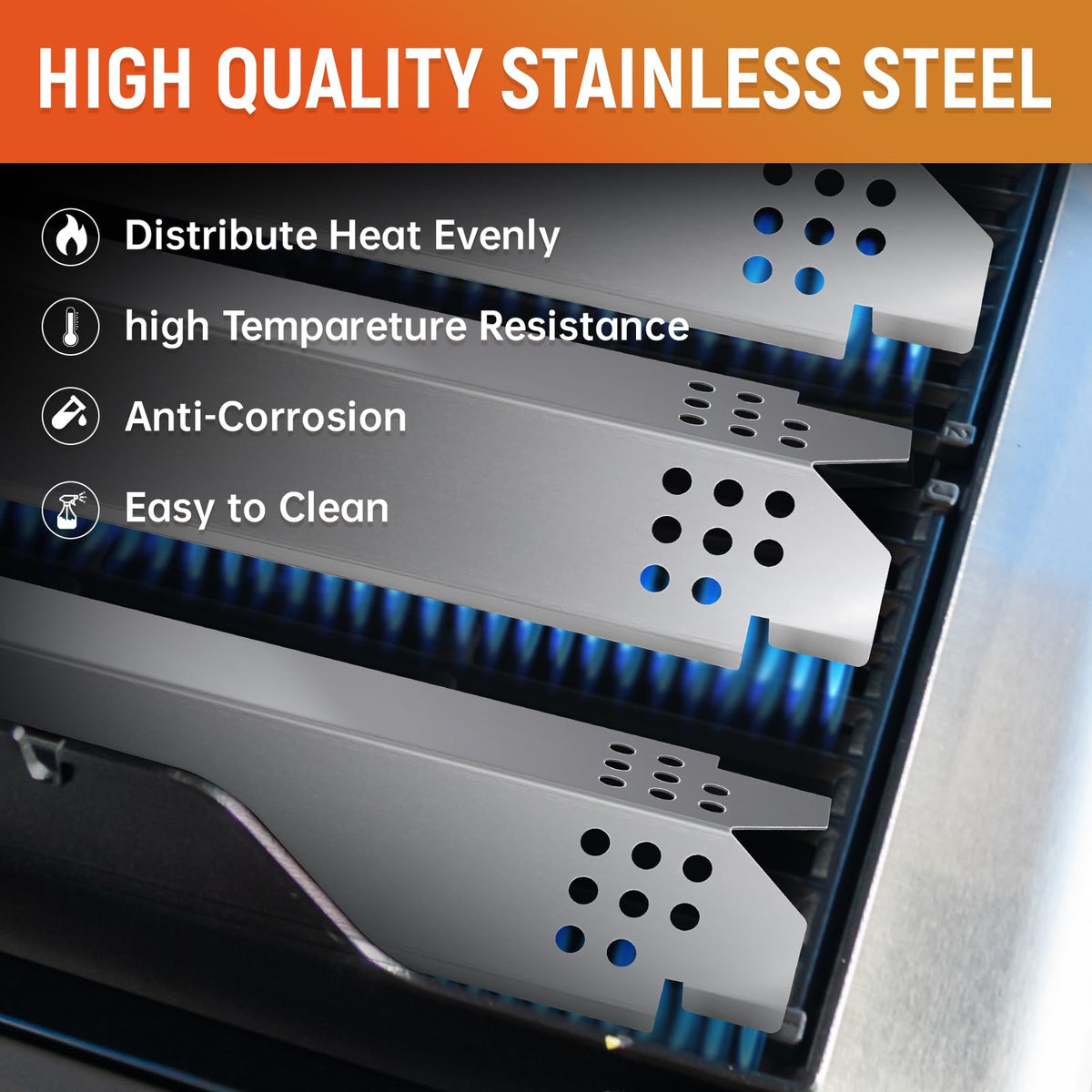 RuiTEERS heat tents distribute heat evenly for more consistent cooking results.