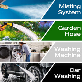 RUITN easy installation on garden hoses saves time and effort