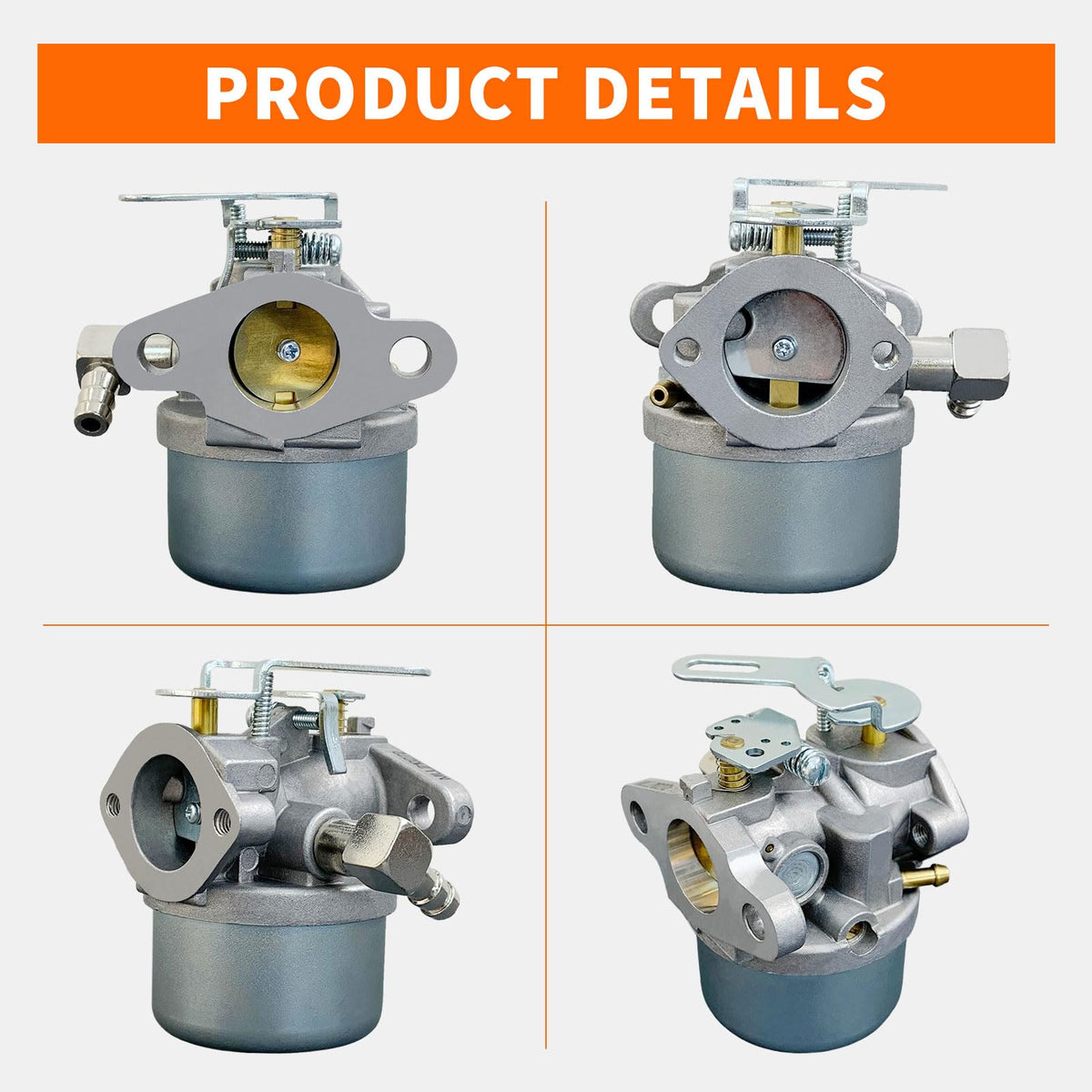 Ruixing 640084B carburetor compatible with Tecumseh 5–7 HP engines.