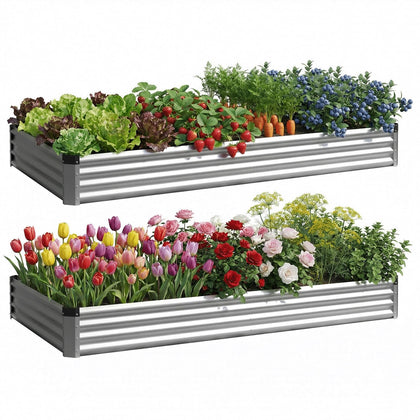 Rujkodvh elevated garden bed being assembled for quick setup.
