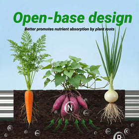 Rujkodvh open-bottom drainage design promotes healthier root growth.